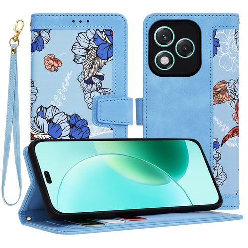 Husa pentru Honor 400 Lite, Techsuit FlipCraft, bleu