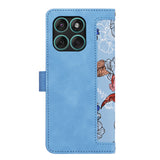 Husa pentru Motorola Edge 60 Fusion, Techsuit FlipCraft, bleu