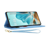 Husa pentru Motorola Edge 60 Fusion, Techsuit FlipCraft, bleu