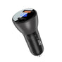 Incarcator auto Acefast (B6), cu Afisaj digital, USB, Type-C, Incarcare rapida, 63W, PD3.0, PPS, QC3.0, Zinc Alloy, negru
