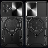 Husa pentru Motorola Edge 60 Fusion, Techsuit CamGuard Pro, albastru