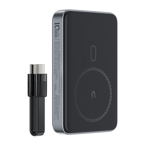 Baterie Externa Acefast Wireless Magnetic (M10-10000), cu Type-C Cablu, 0.1m, 2x USB-C, 10000mAh, 30W, Indicator LED