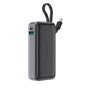 Baterie Externa Acefast (M7-10000), cu Type-C Cable, USB-C, USB, 10000mAh, 30W, Afisaj Digital, Dirt-Resistant, Negru