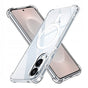 Husa pentru Samsung Galaxy S25 Edge, Techsuit Shockproof Clear Silicone MagSafe, transparenta