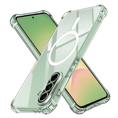 Husa pentru Samsung Galaxy A56 5G, Techsuit Shockproof Clear Silicone MagSafe, transparenta