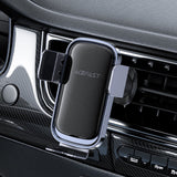 Suport auto Acefast cu Incarcare Wireless (D39), pentru Grila ventilatie, cu Solar Panel, Baterie, Automatic Arms, negru