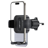 Suport auto Acefast (D25), pentru Grila ventilatie, Rotatie libera, Reglabil Angle, Clip blocare sigur, pentru 4.5, negru