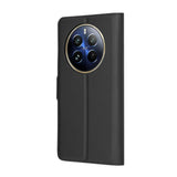 Husa pentru Realme 12 Pro, Techsuit Leather Folio, maro