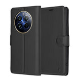 Husa pentru Realme 12 Pro, Techsuit Leather Folio, maro