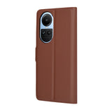 Husa pentru OPPO Reno10, Techsuit Leather Folio, maro