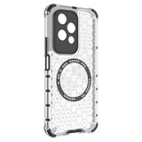 Husa pentru Honor 200 Lite, Techsuit HoneyComb Shield MagSafe, alb
