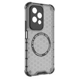 Husa pentru Honor 200 Lite, Techsuit HoneyComb Shield MagSafe, alb
