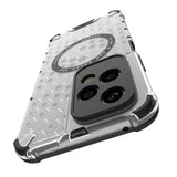 Husa pentru Honor 200 Lite, Techsuit HoneyComb Shield MagSafe, alb