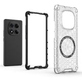 Husa pentru Xiaomi Redmi Note 14 Pro+ 5G, Techsuit HoneyComb Shield MagSafe, alb