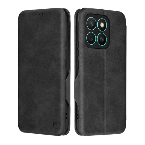 Husa pentru Honor X8c, Techsuit Safe Wallet Plus, negru