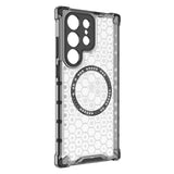 Husa pentru Samsung Galaxy S25 Ultra, Techsuit HoneyComb Shield MagSafe, alb