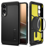 Husa pentru Samsung Galaxy S25 Edge, Spigen Tough Armor MagSafe (ACS09422), negru
