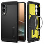 Husa pentru Samsung Galaxy S25 Edge, Spigen Tough Armor MagSafe (ACS09422), negru