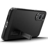 Husa pentru Samsung Galaxy S25 Edge, Spigen Tough Armor MagSafe (ACS09422), negru