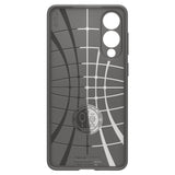 Husa pentru Samsung Galaxy S25 Edge, Spigen Liquid Air (ACS09421), cenusiu