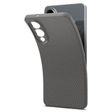 Husa pentru Samsung Galaxy S25 Edge, Spigen Liquid Air (ACS09421), cenusiu