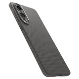 Husa pentru Samsung Galaxy S25 Edge, Spigen Liquid Air (ACS09421), cenusiu