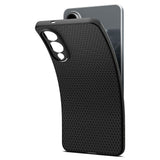 Husa pentru Samsung Galaxy S25 Edge, Spigen Liquid Air (ACS09420), negru
