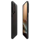 Husa pentru Samsung Galaxy S25 Edge, Spigen Liquid Air (ACS09420), negru