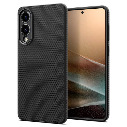 Husa pentru Samsung Galaxy S25 Edge, Spigen Liquid Air (ACS09420), negru