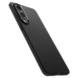 Husa pentru Samsung Galaxy S25 Edge, Spigen Liquid Air (ACS09420), negru