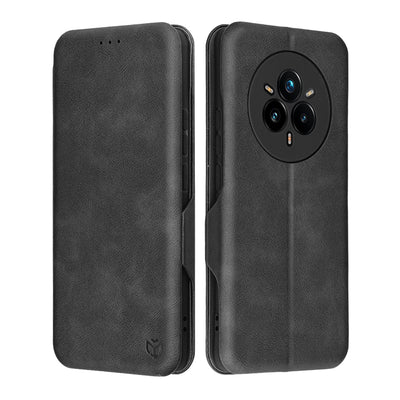 Husa pentru Realme 14 Pro+, Techsuit Safe Wallet Plus, negru