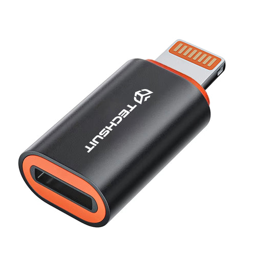 Adaptor Techsuit Premium OTG Adapter Hyperport (A3), Type-C Male to Lightning Female, PD20W, Converter pentru iPhone
