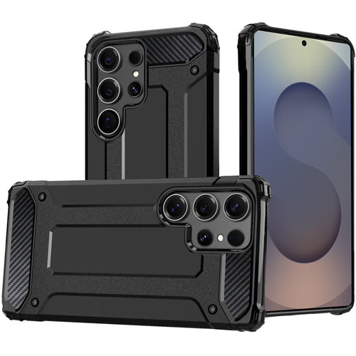 Husa pentru Samsung Galaxy S25 Ultra, Techsuit Hybrid Armor, negru
