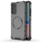 Husa pentru Samsung Galaxy A05s, Techsuit HoneyComb Shield MagSafe, alb
