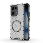 Husa pentru OPPO Reno13, Techsuit HoneyComb Shield MagSafe, alb