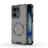 Husa pentru OPPO Reno13, Techsuit HoneyComb Shield MagSafe, alb