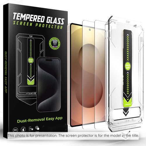 Folie telefon pentru Samsung Galaxy S24 FE / Galaxy A56 5G, Techsuit TitanGlass CrystalHD, Transparentă