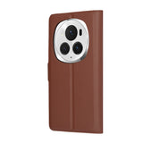 Husa pentru Honor Magic6 Pro, Techsuit Leather Folio, maro