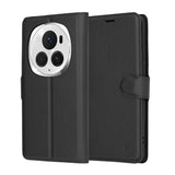 Husa pentru Honor Magic6 Pro, Techsuit Leather Folio, maro