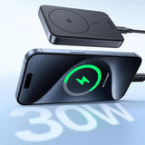 Baterie externa UGREEN PB761 (45763), Wireless magnetic Incarcare 15W, 10000mAh, PD30W, gri