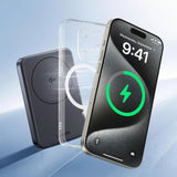Baterie externa UGREEN PB761 (45763), Wireless magnetic Incarcare 15W, 10000mAh, PD30W, gri