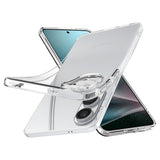 Husa pentru Samsung Galaxy S25 Edge, Spigen Liquid Crystal (ACS09425), transparenta