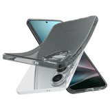Husa pentru Samsung Galaxy S25 Edge, Spigen Liquid Crystal (ACS09426), cenusiu