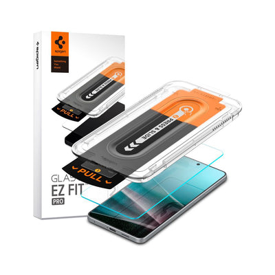 Folie de protectie pentru Samsung Galaxy S25 Edge, Spigen Glas.tR EZ-FIT Pro (AGL09411)