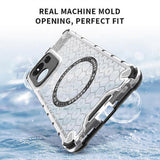 Husa pentru OPPO Reno13 F 4G, Techsuit HoneyComb Shield MagSafe, alb