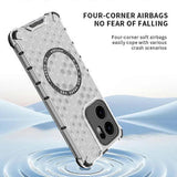 Husa pentru OPPO Reno13 F 4G, Techsuit HoneyComb Shield MagSafe, alb