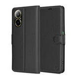 Husa pentru Realme C67 4G, Techsuit Leather Folio, maro