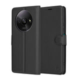 Husa pentru Xiaomi Redmi A3, Techsuit Leather Folio, maro