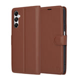 Husa pentru Samsung Galaxy A05s, Techsuit Leather Folio, maro