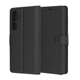 Husa pentru Samsung Galaxy S24 FE, Techsuit Leather Folio, maro